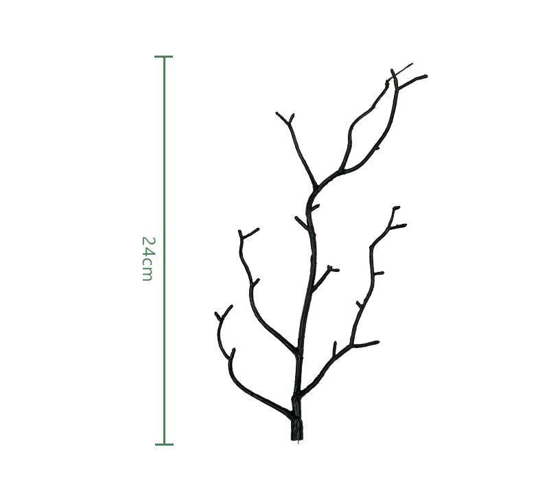Simulated animal and plant accessories Halloween scene layout